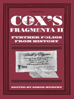 cover image of Cox's Fragmenta II